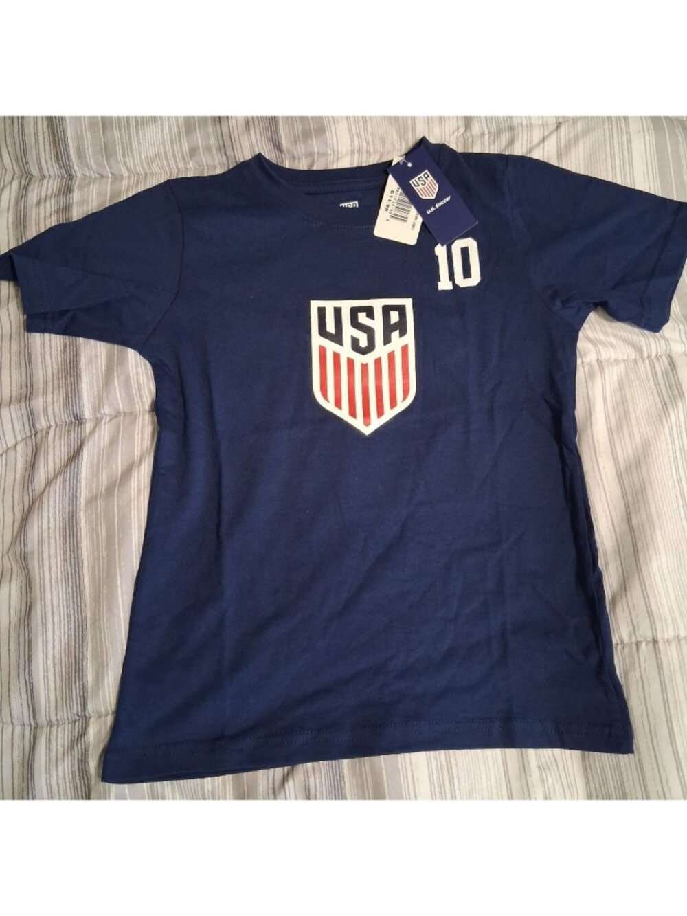 NWT FIFA World Cup 2026 Team USA T-Shirt 100% Cotton Youth Small 6/7 MSRP $14.99